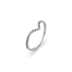 Diamanten Wishbone Ring