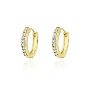 Diamanten Hoepel Oorbellen